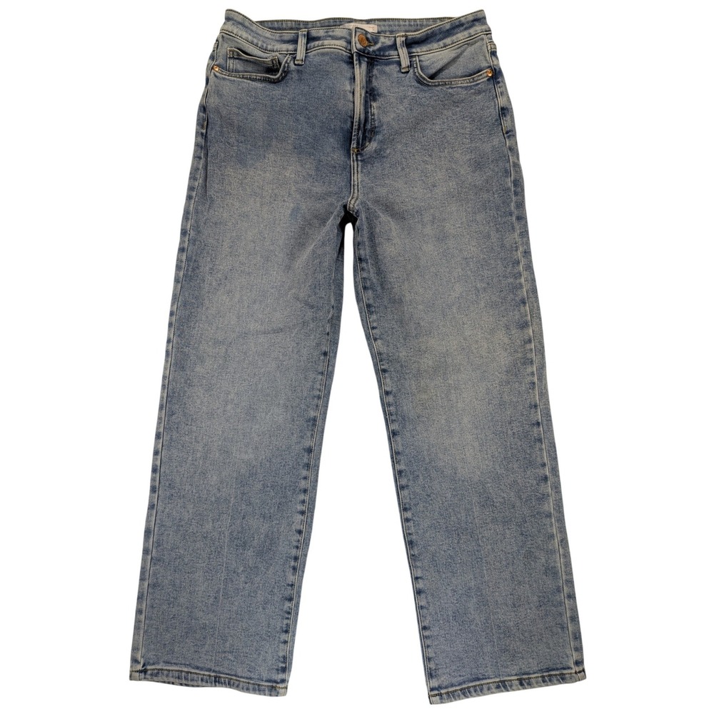 Lauren Conrad Straight Leg Jeans Women's 16 Stonewash Denim Wide Baggy 90's y2k - Picture 2 of 10